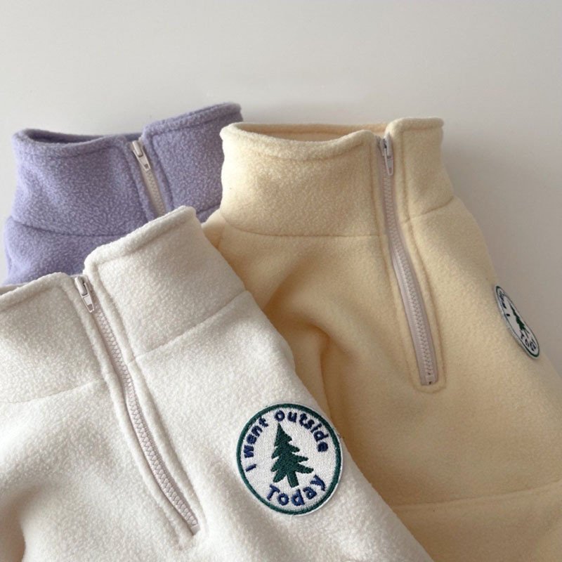 Children Thicken Sweatshirt Kids Clothes Girls Solid Cotton Long Sleeve Pullover Tops Pant Suits Baby Boys Clothing Sets
