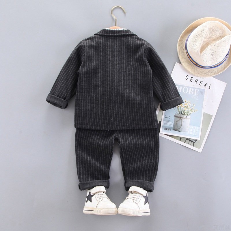 Autumn Suit Toddler Boys Clothing sets Kids Boy Coats Clothes Long Sleeved Jacket Trousers Kids Toddler Baby Boys Set 1 to 5Y