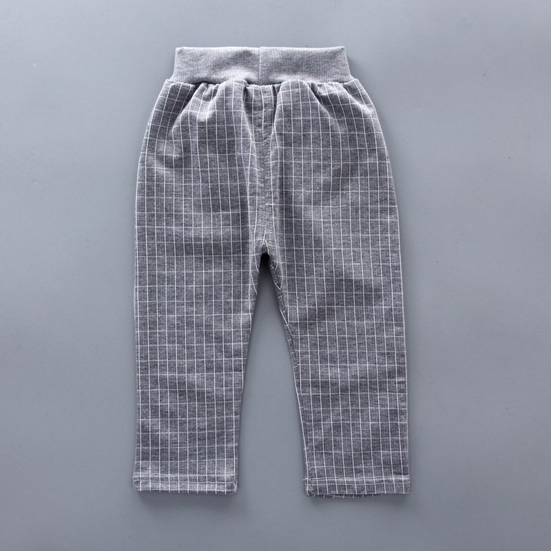 Casual Two-Piece Set for Small and Medium Boys Spring New handsome Shirt Dress Solid Pattern Baby Clothes
