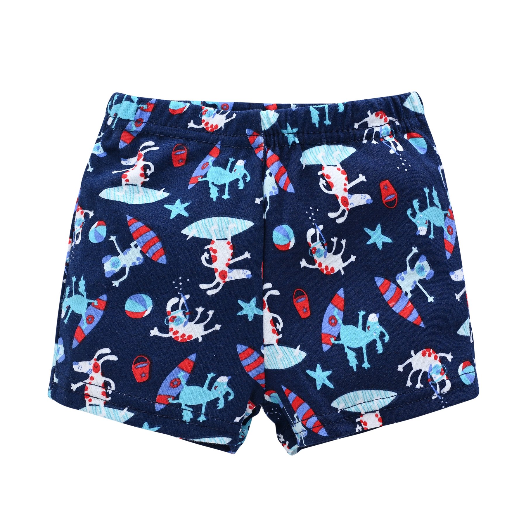 Baby clothing sets boys high-quality summer surf dog printing romper shorts hats kids clothing baby boy clothing sets
