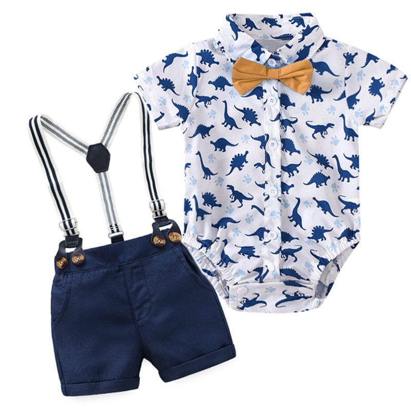 Newborn Baby Clothes China Vendors Wholesale Designer 0 24 Months Toddler Infant Clothes Printed Animal 100% Cotton Clothes Baby