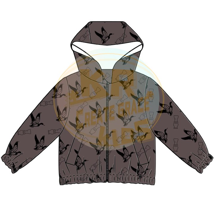 KERUI Hot Sale Cool Kids Clothing Skateboard Checkered Coat Windproof Hooded Zipper Outdoor Autumn Boys Waterproof Jacket