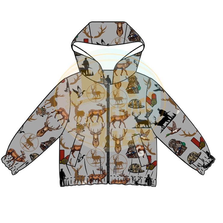 KERUI Hot Sale Cool Kids Clothing Skateboard Checkered Coat Windproof Hooded Zipper Outdoor Autumn Boys Waterproof Jacket