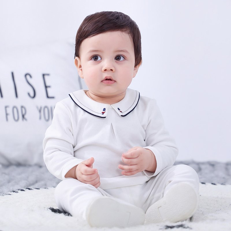 AustinBella/baby clothes suppliers boutique high quality toddler clothing baby boys' clothing sets 100% cotton fall autumn 6726