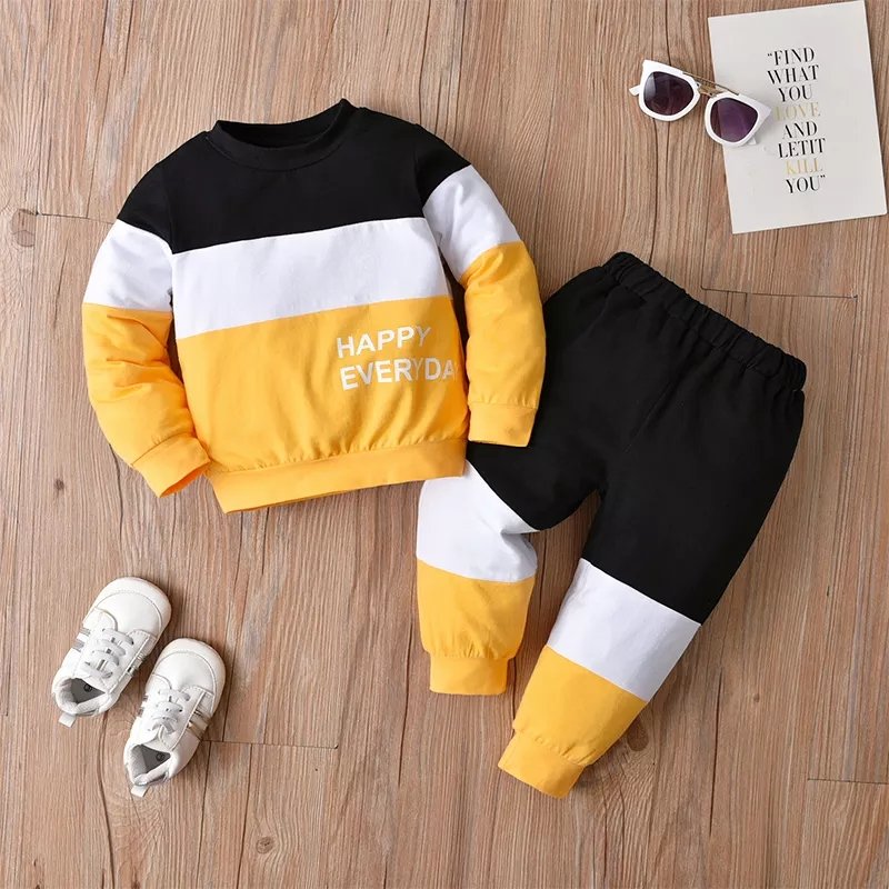 Hot Product ropa de ninos y ninas al por mayor Baby Kid Sweat Suits Casual Designer Boy Clothes