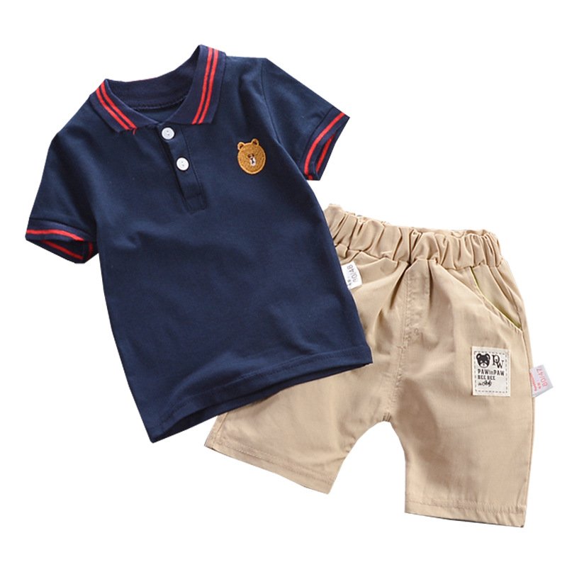 Children Clothes Summer 2 Piece Set Toddler Boy Outfit Kids Baby Boys Clothing Sets 3-4 Years