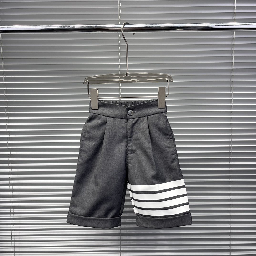 RUNTEN 2024 Wholesale Summer Kids Casual Wear Boys Clothing Sets Children's Suit Short Sleeve T-shirt +stripe Shorts