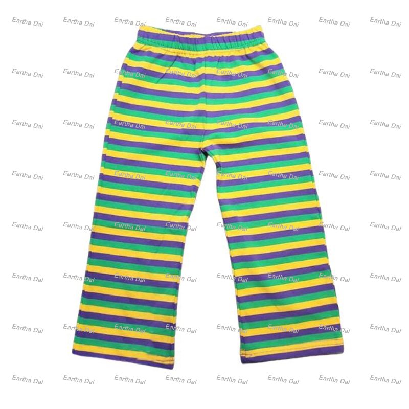 Monogram Mardi Gras shirt for baby toddler kids girls personalized outfit matching boys clothing sets