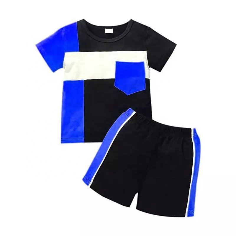 OEM High-End Custom Cotton Summer T-Shirt and Shorts Set for Kids Boys and Girls Lovely Formal Style with Gift Box Wholesale