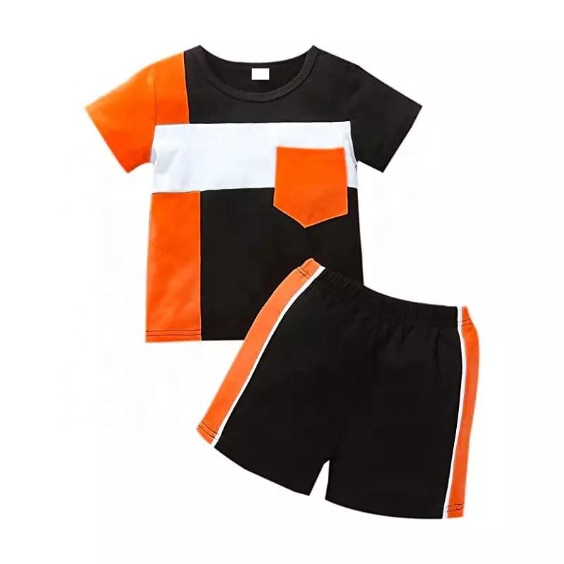 OEM High-End Custom Cotton Summer T-Shirt and Shorts Set for Kids Boys and Girls Lovely Formal Style with Gift Box Wholesale