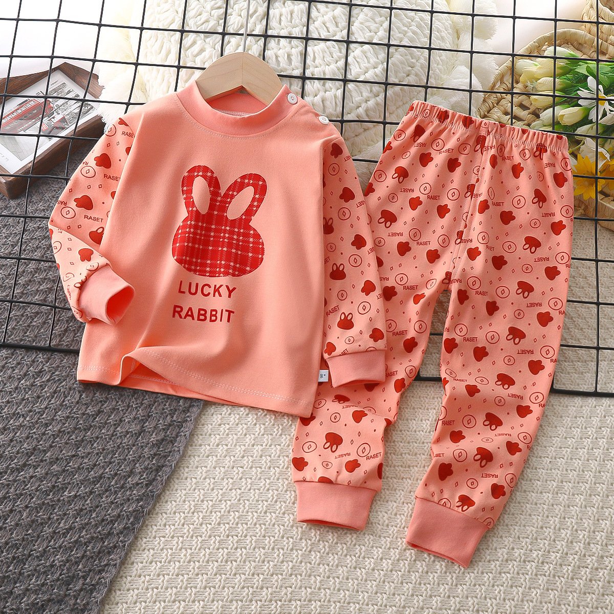 Wholesale of Children's Autumn New Cotton Warm Underwear Set