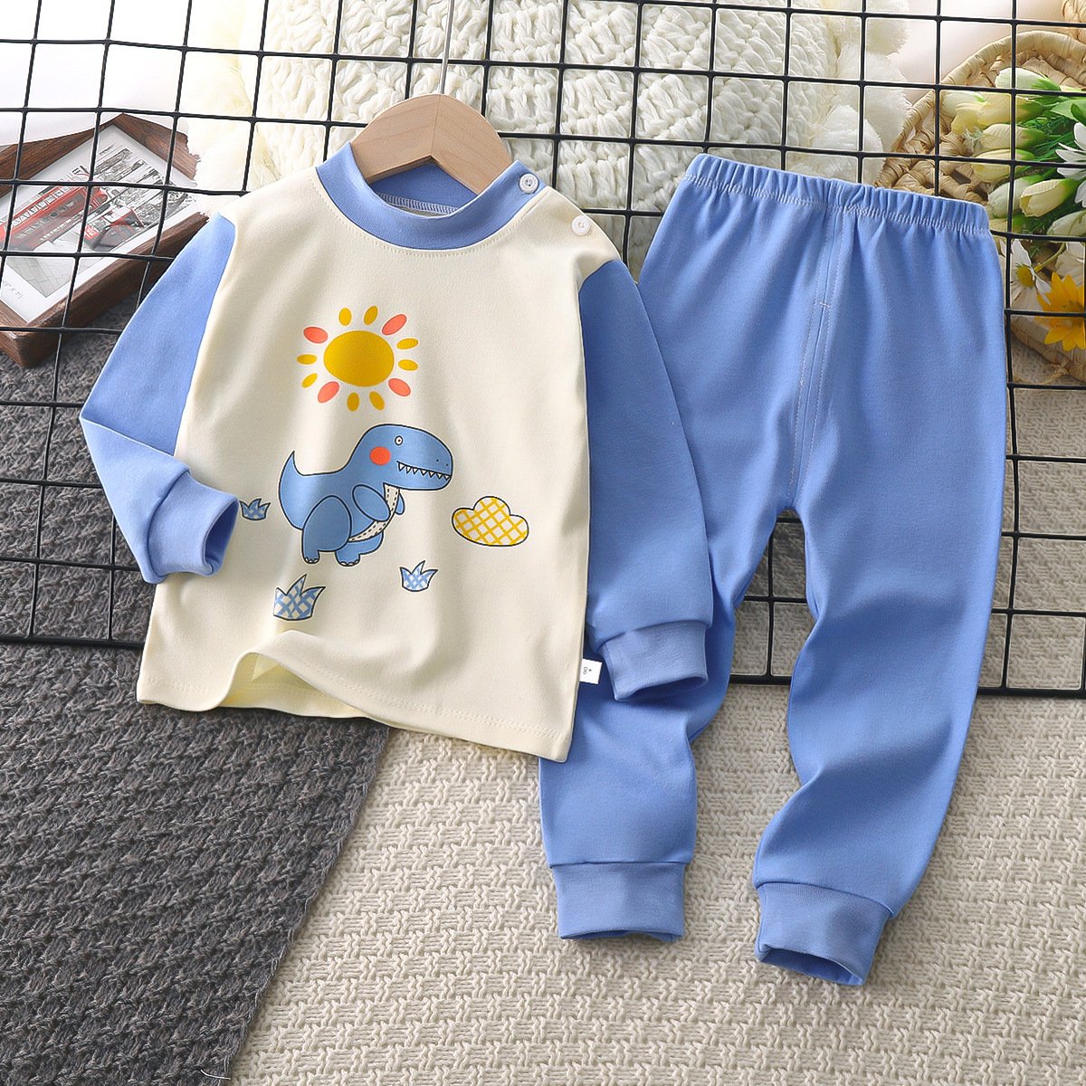 Wholesale of Children's Autumn New Cotton Warm Underwear Set