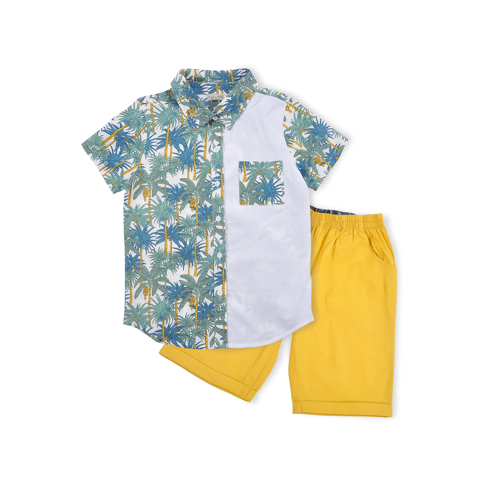 Comfortable Casual Hot Selling Popular Printed Short-sleeved Shirts Bulk Wholesale Kids Clothing Boys Children Clothes