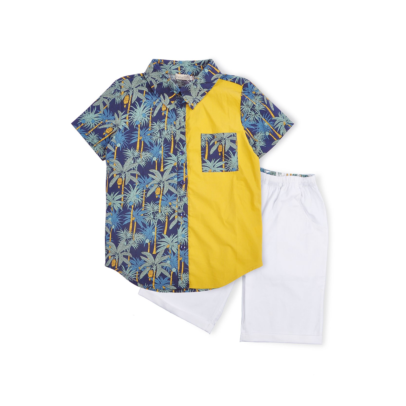 Comfortable Casual Hot Selling Popular Printed Short-sleeved Shirts Bulk Wholesale Kids Clothing Boys Children Clothes