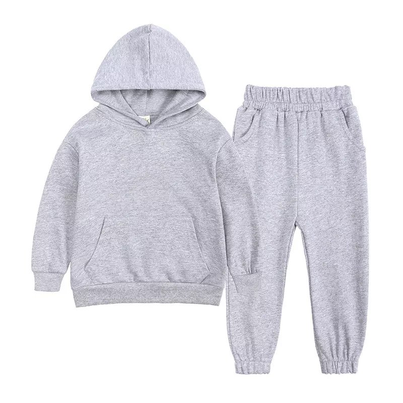 2022 wholesale Custom Label Children Sets Clothes Boy Tracksuit Sweatshirt Boys Hoodies Sets