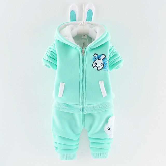 Wholesale kids boys clothing set kids winter clothing boys good quality casual style thicken hoodie pants 2pcs set