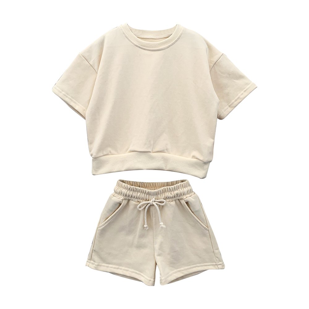 Wholesale Hippie Floral Ghost with Checkered Halloween Baby Girl Clothes sets Kids short sleeve Two pieces sets