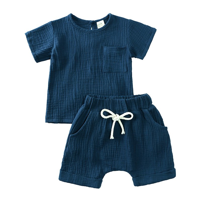 Kids Clothes Set Baby Boy Girl Top + Shorts Summer Children Clothing
