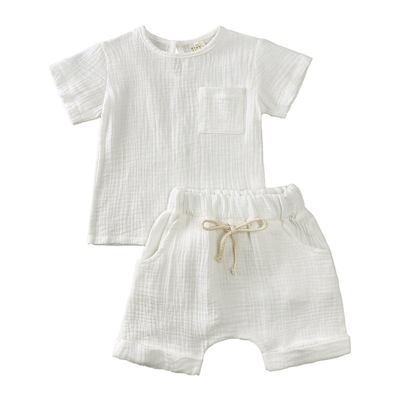 Kids Clothes Set Baby Boy Girl Top + Shorts Summer Children Clothing