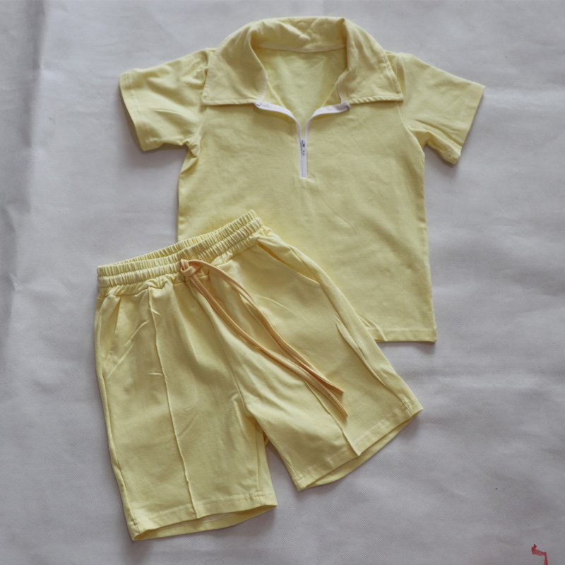 little boy clothes 6-12 years kids shirts with shorts 2 pcs clothing boy and girls summer suits designer children sets