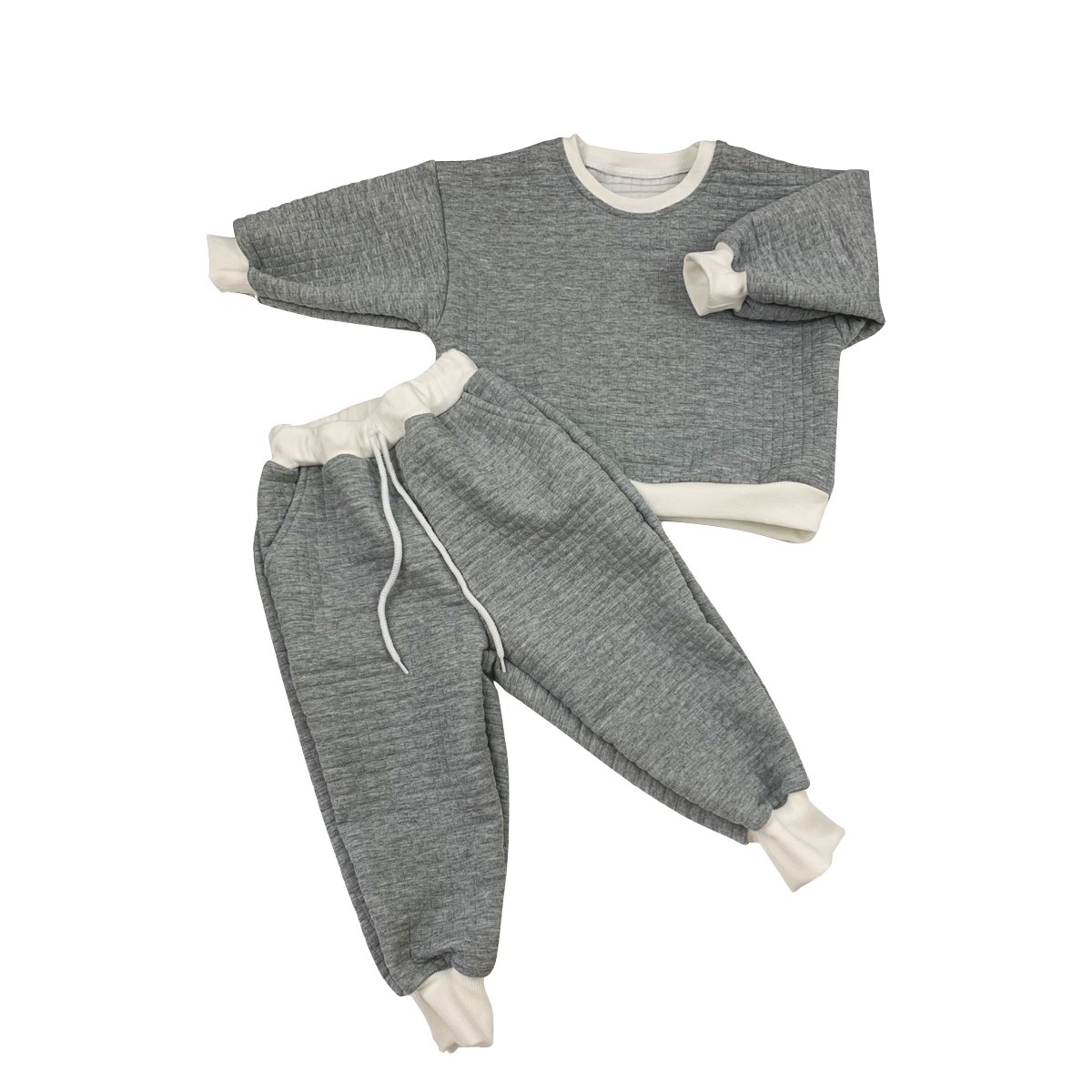 New Arrival Two Piece Set Children Soft Baby Sets Clothes Tracksuits Kids Baby Boys Clothing Sets Sweatershirt jogger outfit