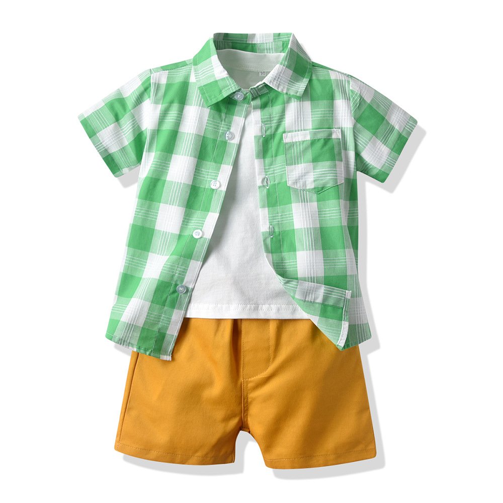 Children's Clothes Party Suit Summer Boy Clothes 3PCS Clothes Children Boy Clothing sets