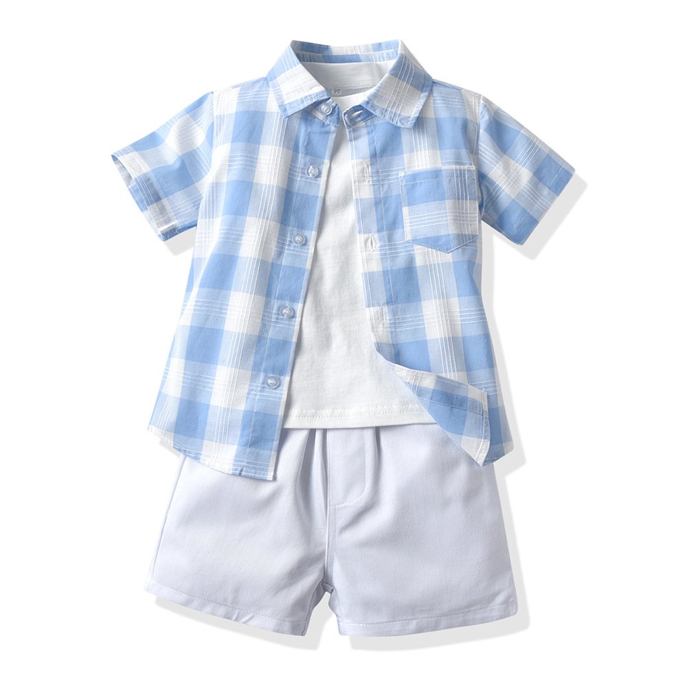 Children's Clothes Party Suit Summer Boy Clothes 3PCS Clothes Children Boy Clothing sets