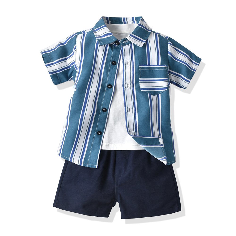 Children's Clothes Party Suit Summer Boy Clothes 3PCS Clothes Children Boy Clothing sets
