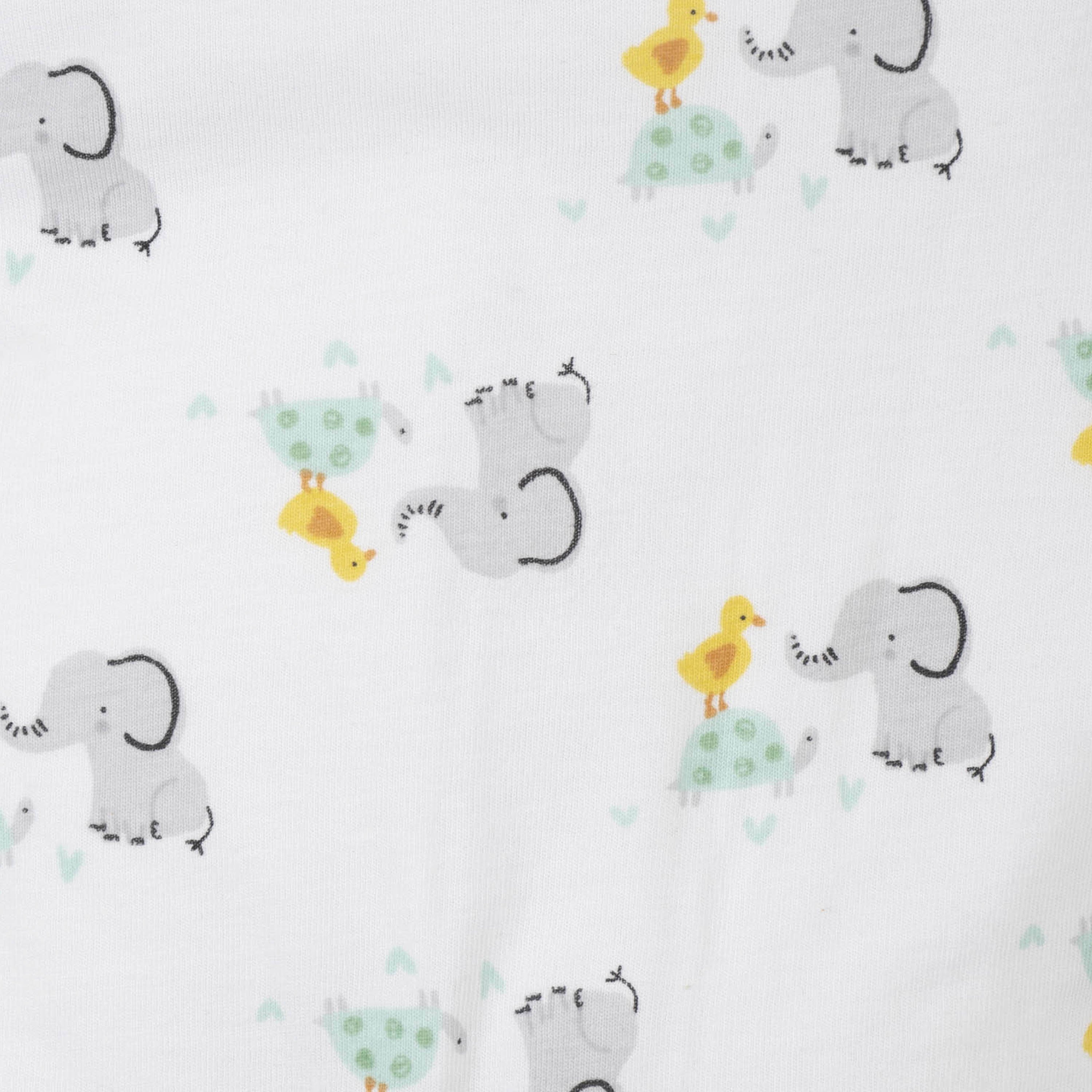 Gerber Neutral Baby Animal Sleep N Play 2-Pack Organic Cotton Clothing Sets Fashionable Sleepwear Playwear Unisex Babies Girls