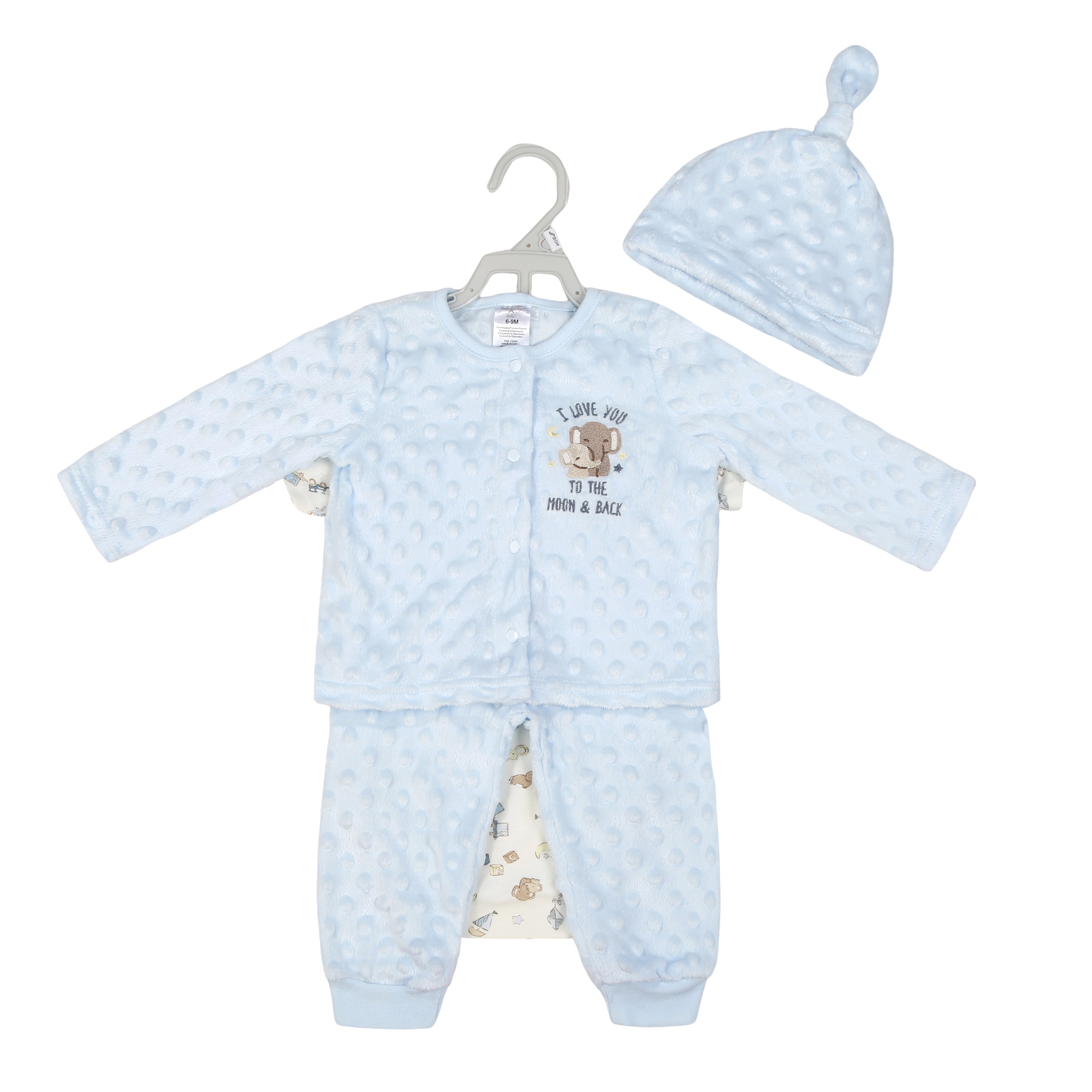 Wholesale 4-Piece Infant Toddlers Clothing Suit Long Sleeve Baby Coat Pants Set Best Selling Baby Clothes