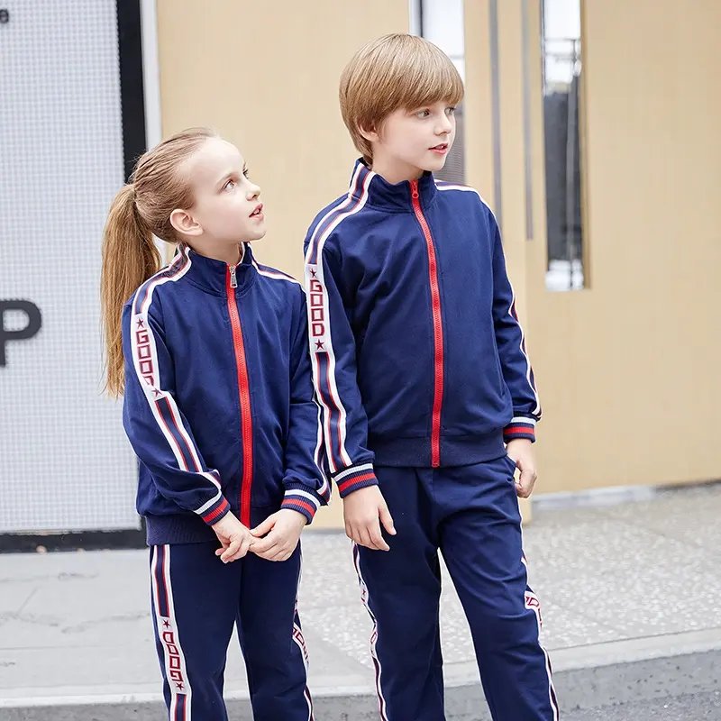 Hot Selling custom cotton Autumn boys Outdoor Jogger tracksuits