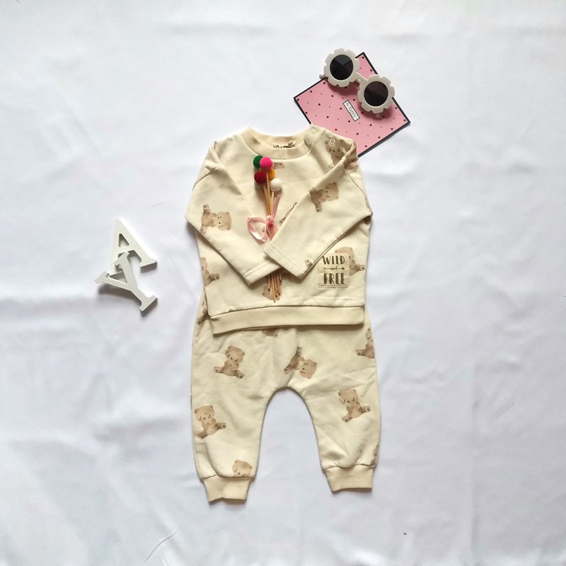 Children long sleeve Baby Boys Girls clothing sets 2PCS Autumn European American Baby Clothes Suits