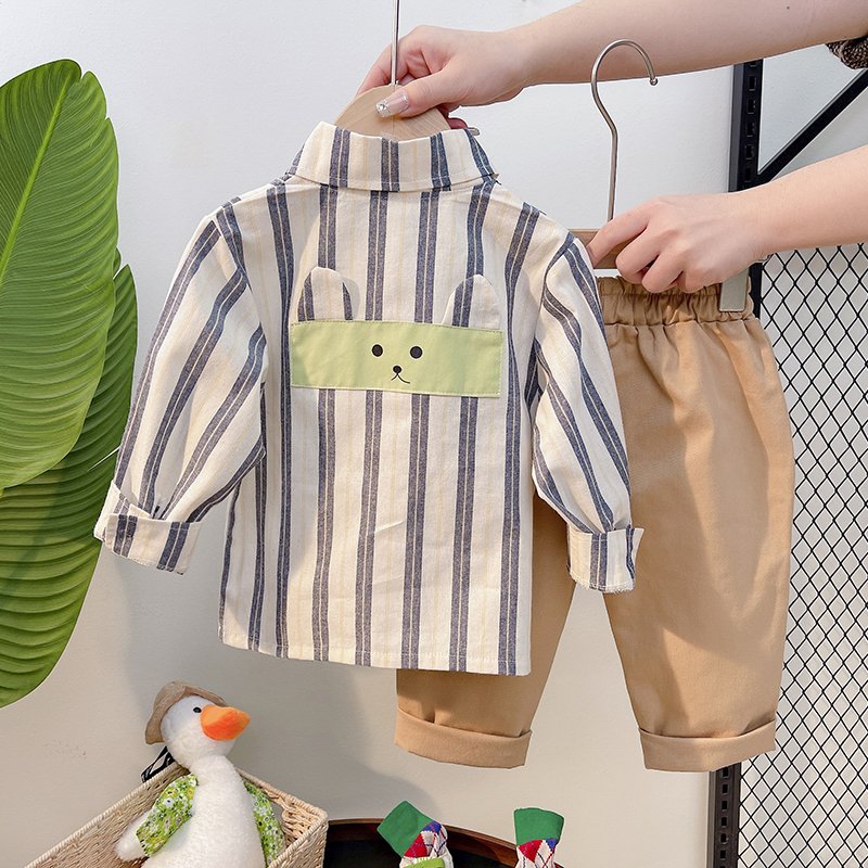 2022 new collection kids dress shirts 2t toddler boy clothing sets 2set whole suit set baby boy gentleman clothes set