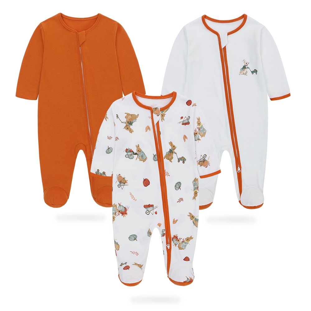 Wholesale Baby Clothes Sets 100% Cotton Printed Baby rompers Boys and GIrls kids clothing foot Anti slip Design baby onesies