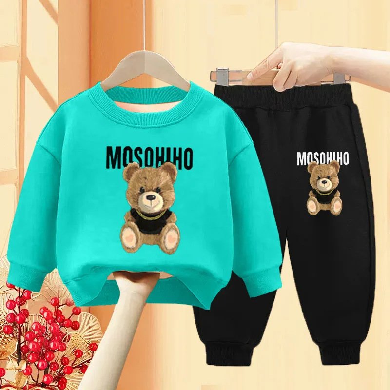 Hot sale comfortable clothes sets of children wholesale lovely outfits for kids ongsleeve clothing set for boys and girls