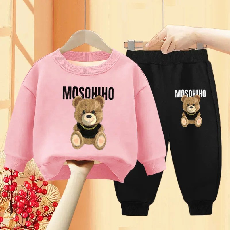 Hot sale comfortable clothes sets of children wholesale lovely outfits for kids ongsleeve clothing set for boys and girls