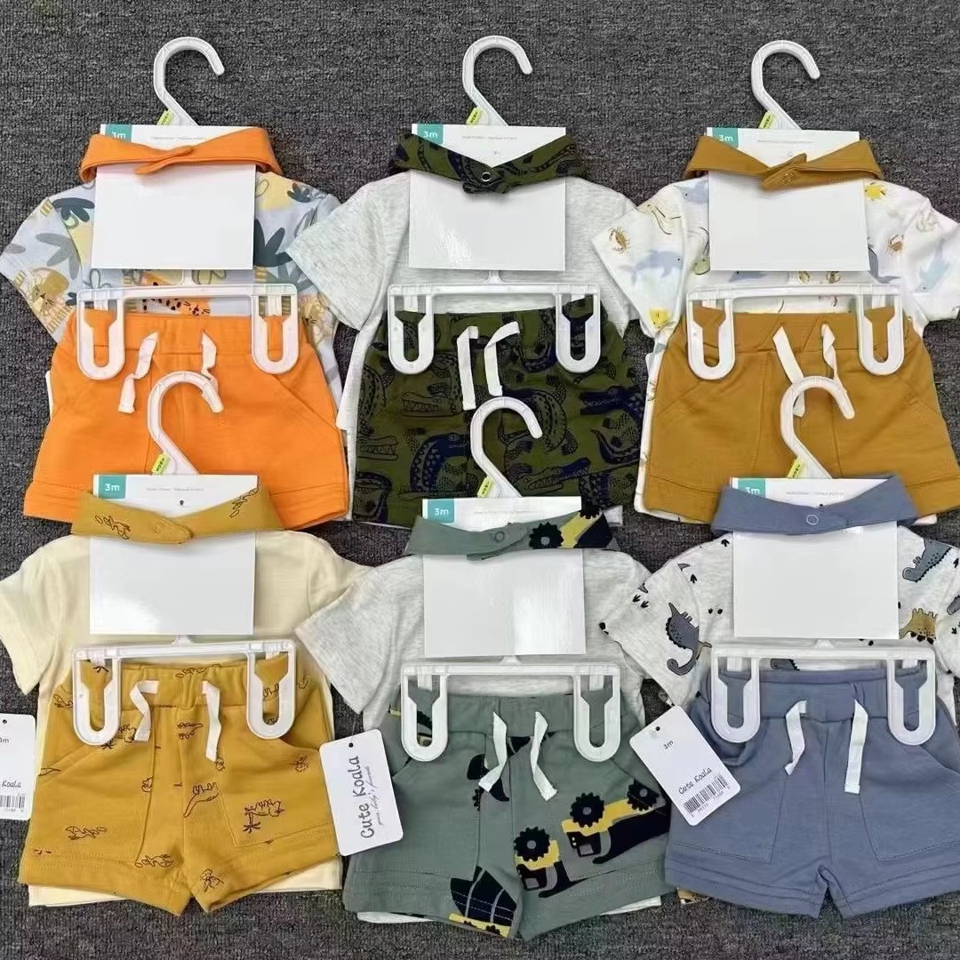 Custom Cotton Baby Kids Tracksuits Sport Clothes Set Sweatsuit And Pants Outfits Clothing Soft French Terry Kids Jogger Set