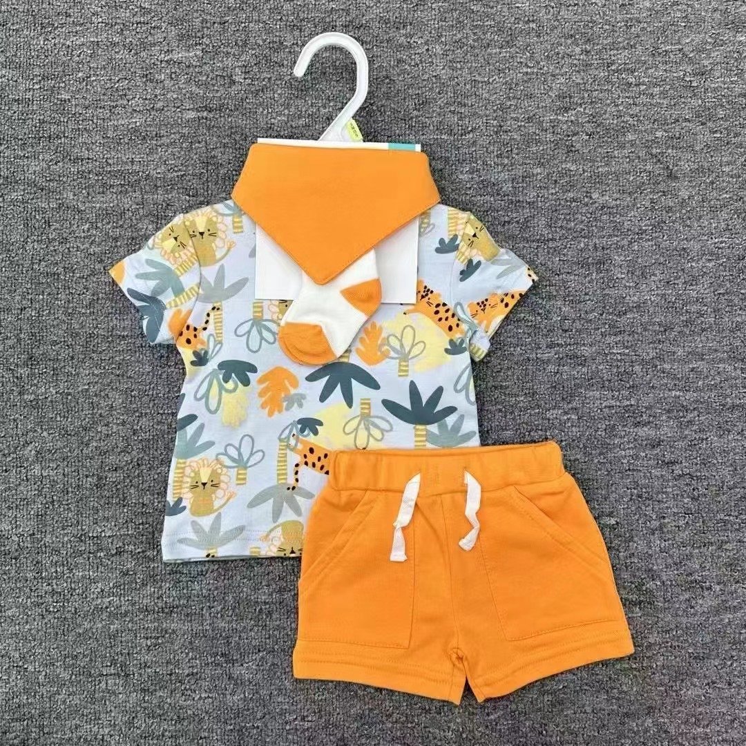 Custom Cotton Baby Kids Tracksuits Sport Clothes Set Sweatsuit And Pants Outfits Clothing Soft French Terry Kids Jogger Set