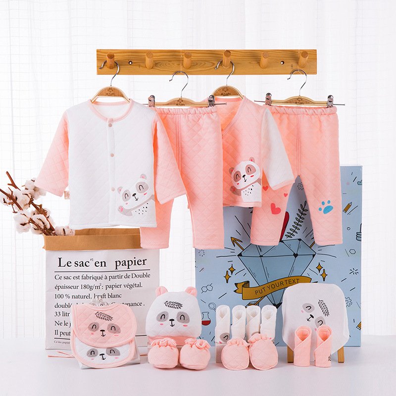 100 % Organic Cotton Baby Clothing Set Newborn Clothes New Born Baby Girl and Boy Clothes Set
