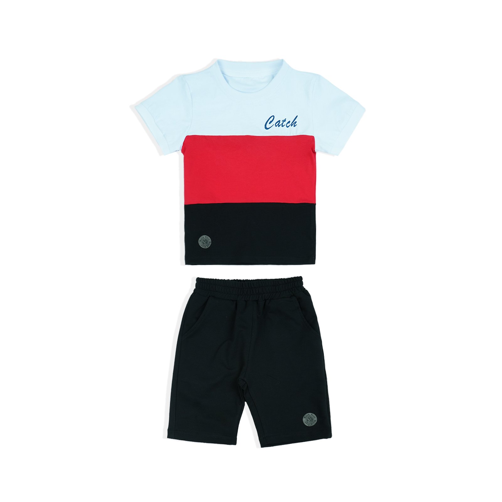 Hot sale T-shirt shorts kid set Children's short sleeve Kid cloth set O neck children summer baby cotton boy baby short set