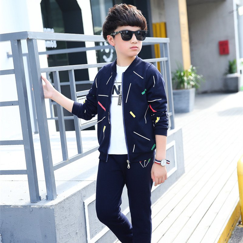 Autumn Boys Outfits Clothing Sets Kids Sets Clothes Boys Clothing Sets Long Sleeve 3Pcs Tracksuits Sweatsuit