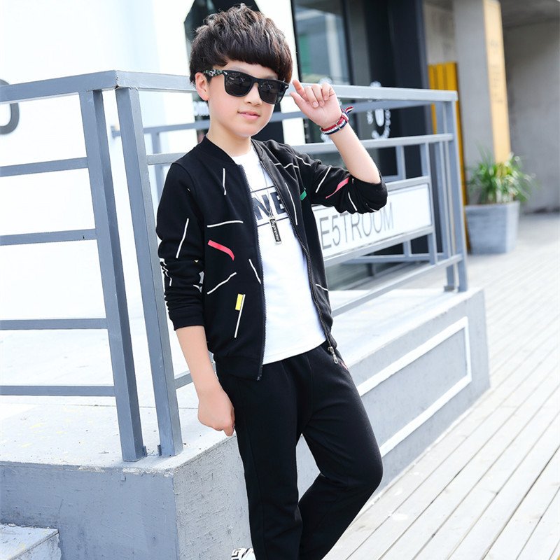 Autumn Boys Outfits Clothing Sets Kids Sets Clothes Boys Clothing Sets Long Sleeve 3Pcs Tracksuits Sweatsuit