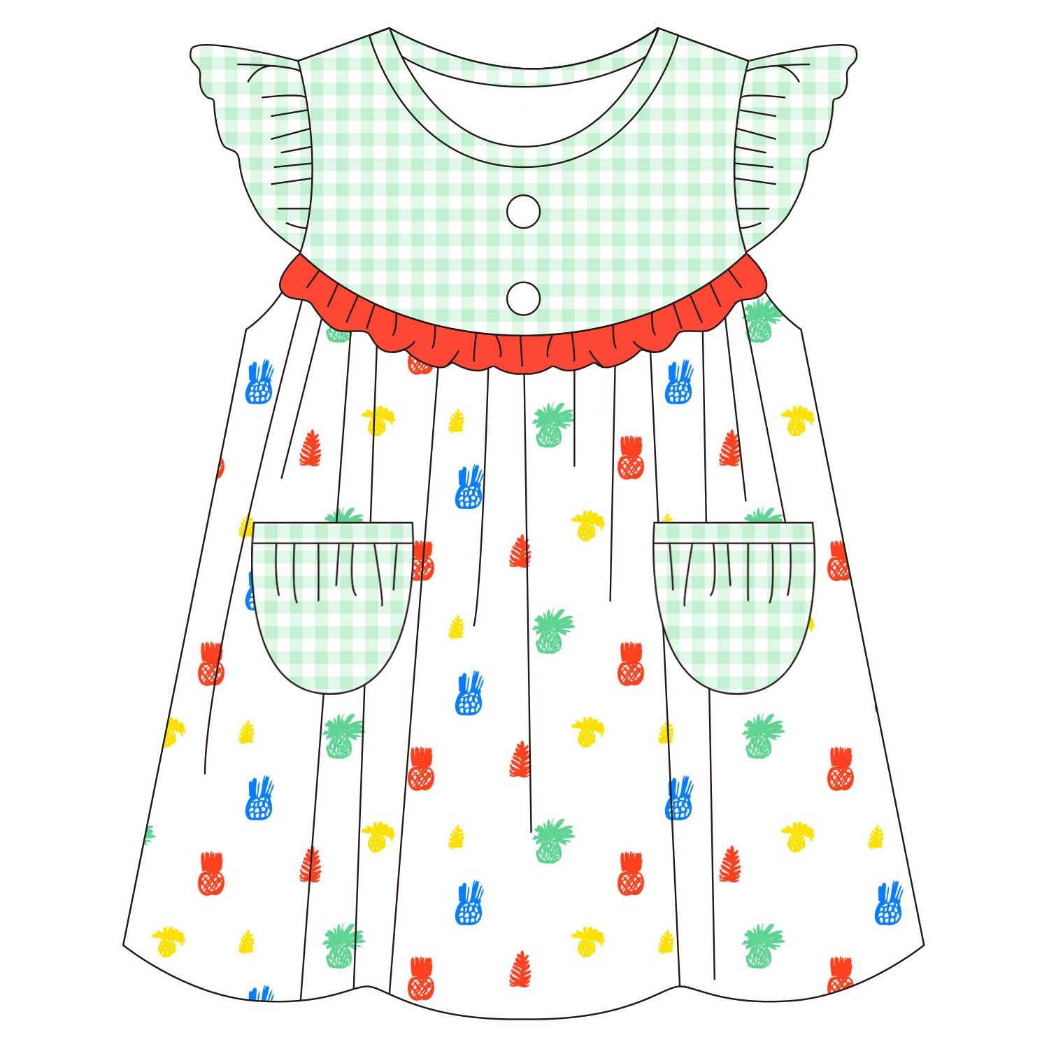 Newest Designs Children Wears Clothes customized wholesale boy set watermelon embroidery baby boys clothing sets