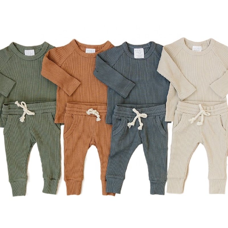 Babies Wear Long Sleeve Sweatshirt Harem Pants Toddler Baby Boy Girl Autumn Outfit for 0-4 Years Casual Clothing Set