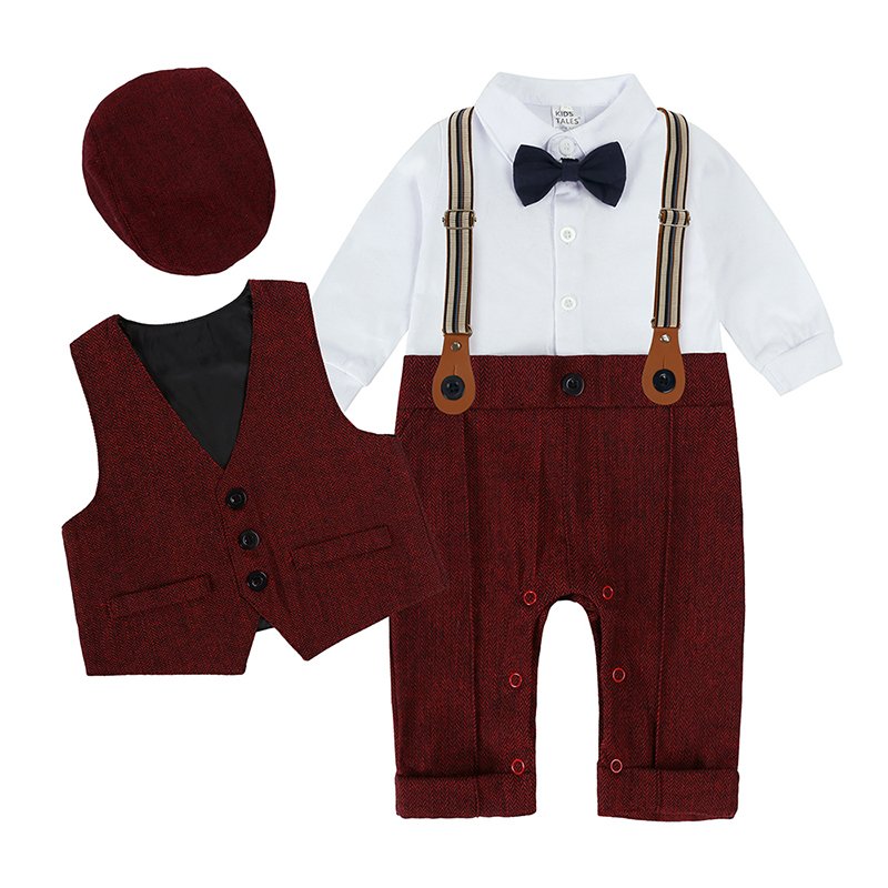 4 pcs cotton newborn baby clothes set toddler boys suits wholesale children clothes kids boys clothing sets