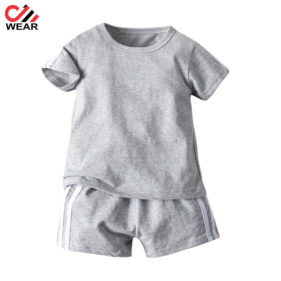 Kids Set Kids Clothing Boy 2 Piece Summer T-shirt and Shorts Sets