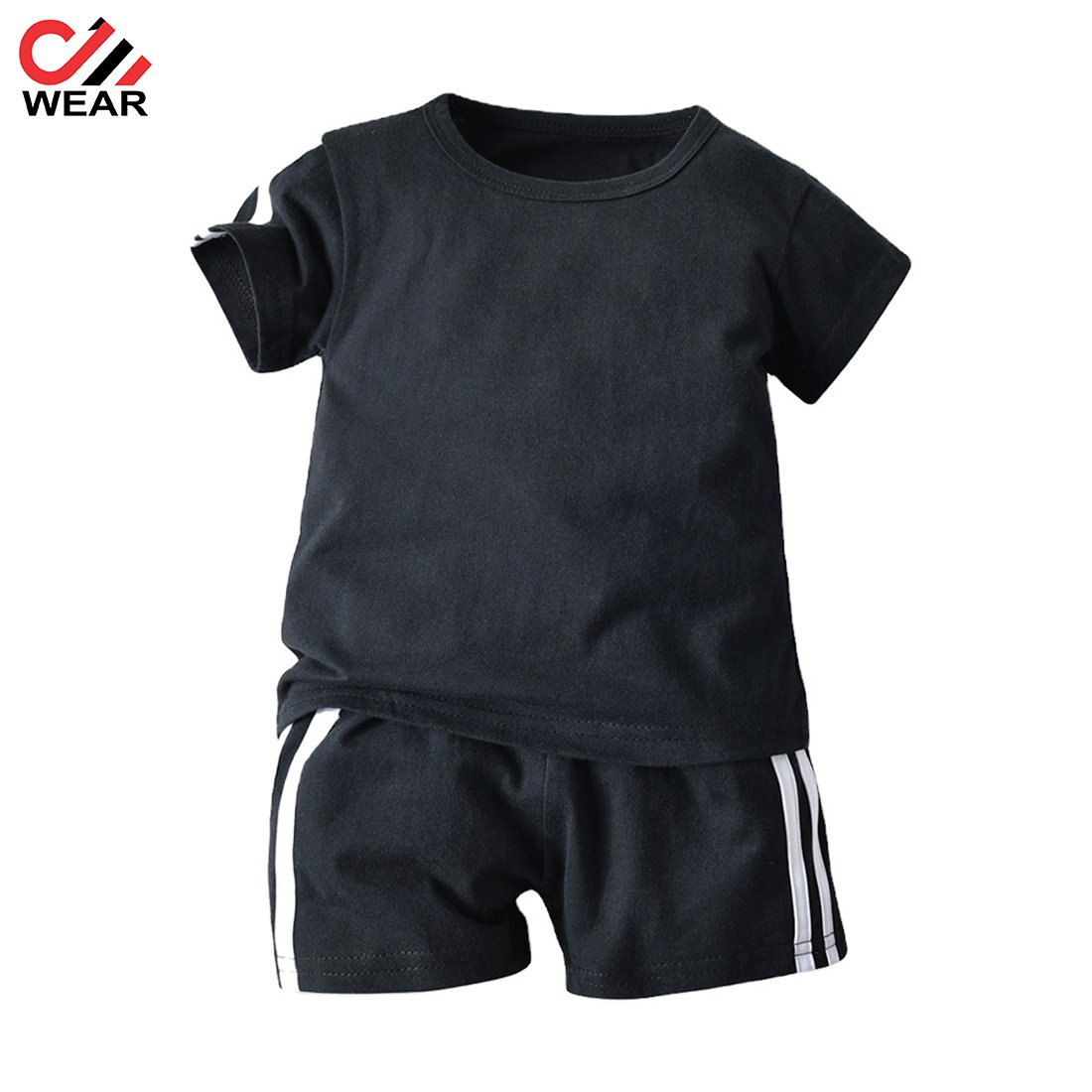Kids Set Kids Clothing Boy 2 Piece Summer T-shirt and Shorts Sets