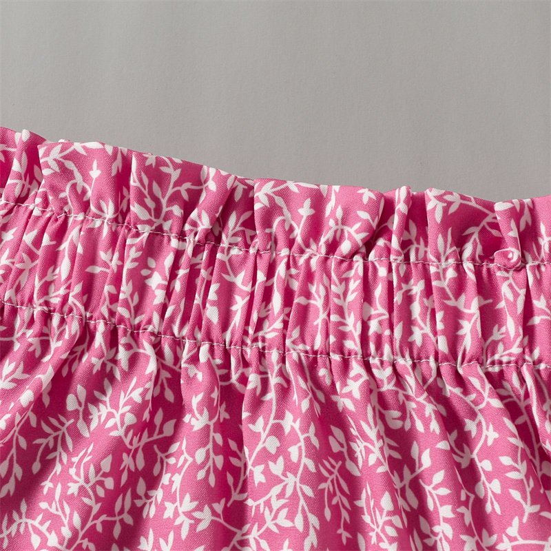 new design summer girls clothing sets kids print fabric clothes Fashion Sweet Wear Two Pieces Set kids boys clothes set