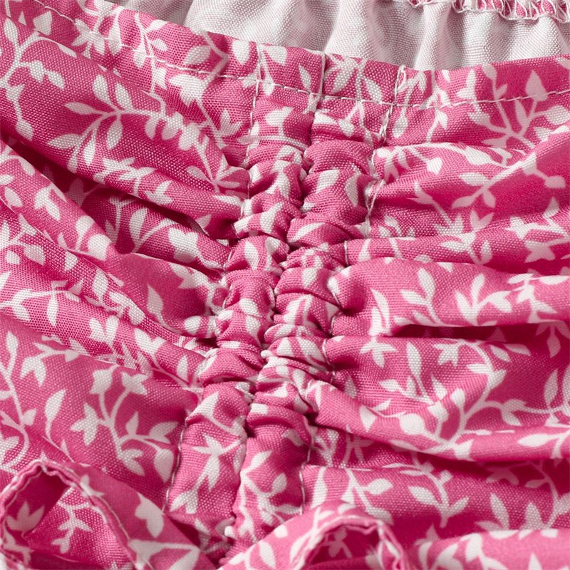 new design summer girls clothing sets kids print fabric clothes Fashion Sweet Wear Two Pieces Set kids boys clothes set