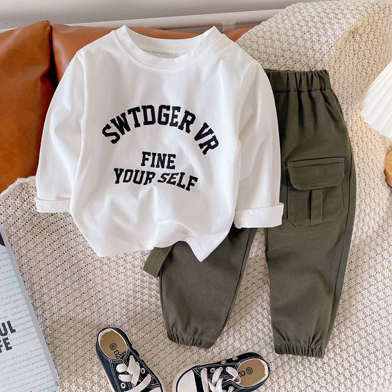 Kids Clothes Boys Pocket Baby Clothes Boys 3Pcs Single Breasted Toddler Boys Clothing Sets